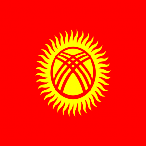 Bandera de Kirguistan