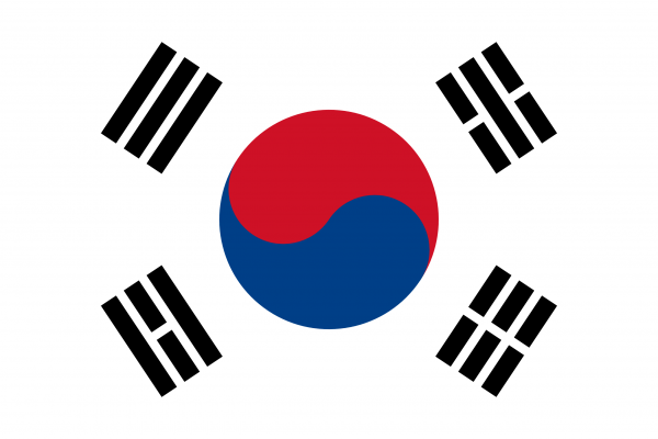 Bandera de Corea del Sur