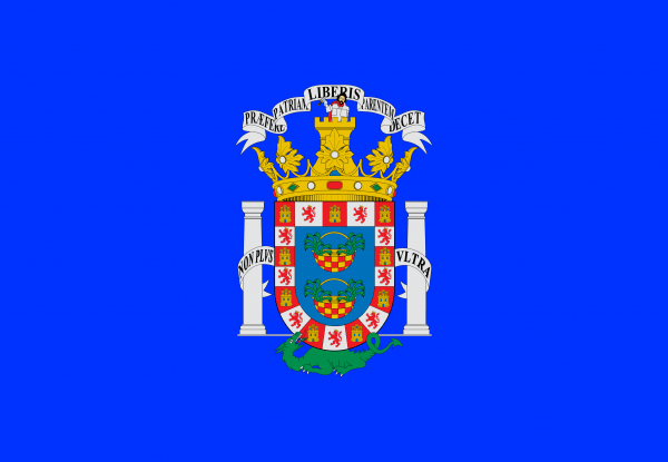 Bandera de Melilla (Ciudad Autonoma)