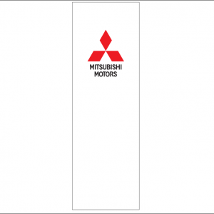 Bandera Vertical Mitsubishi Motors