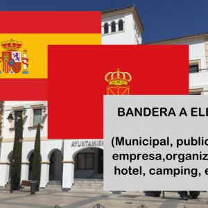 Banderas de España + Navarra + Bandera a elegir. (indica cual en notas adicionales, si es personalizada nos pondremos en contacto contigo)