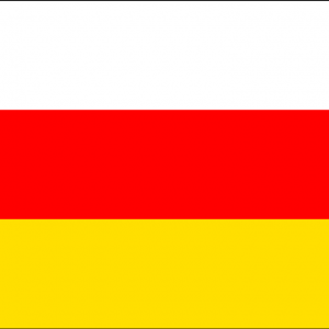 Bandera de Osetia del Sur