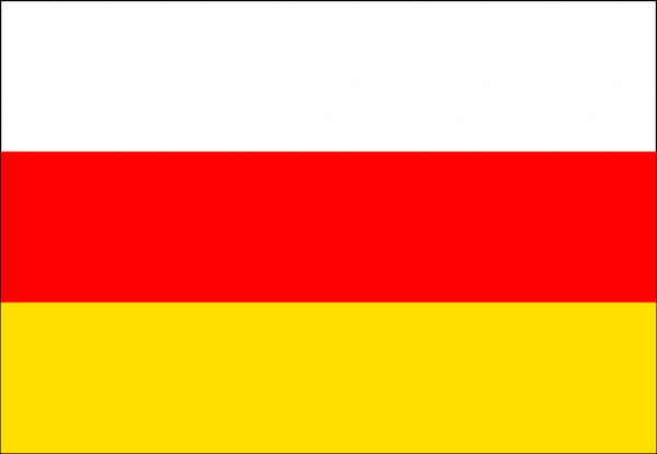 Bandera de Osetia del Sur