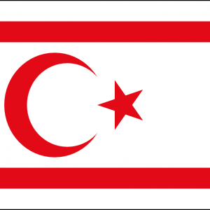 Bandera de República Turca del Norte de Chipre