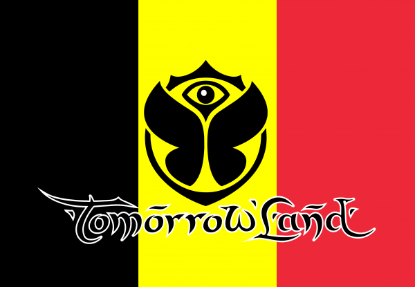 Bandera Tomorrowland Belgica