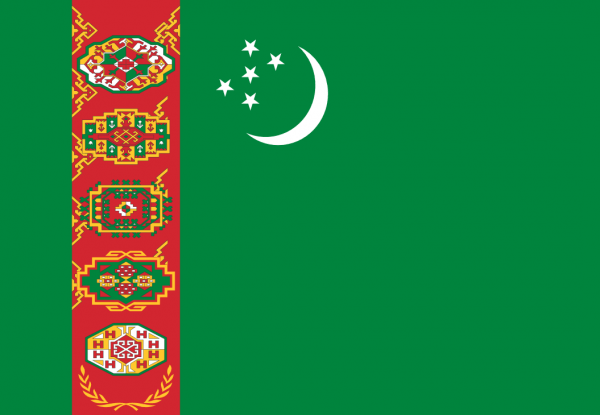 Bandera de Turkmenistan