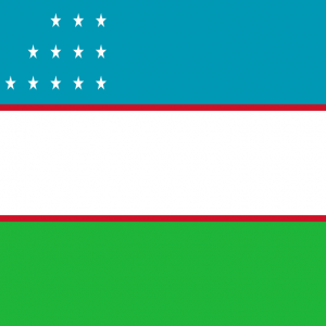 Bandera de Uzbekistan