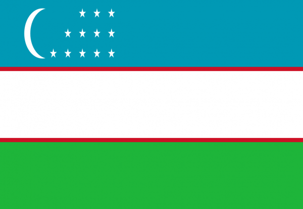 Bandera de Uzbekistan