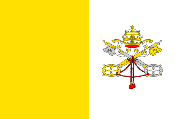 Bandera de Ciudad Del Vaticano
