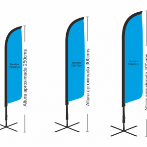 Fly Banner tipo Vela